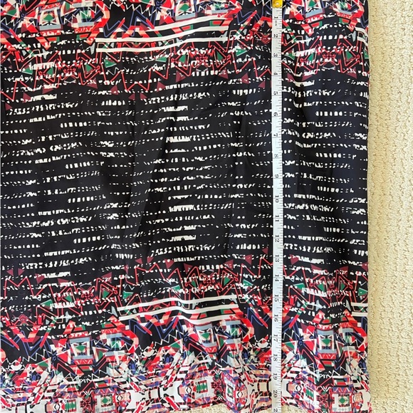 PARKER Black Pink Graphic Digital Print Sleeveless Maxi Dress Tie Back D… - Picture 9 of 12